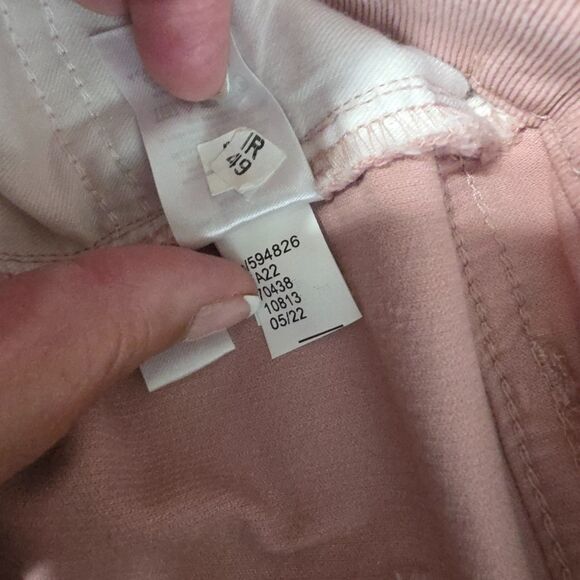 LOFT Soft Dusty Rose Corduroy Slim Pant - Size 10 / 30 - Picture 10 of 11